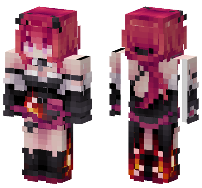 Anime Character Skin 1 Minecraft Bedrock skin