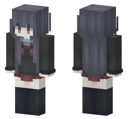 Anime Fashion Skin 3 Minecraft Bedrock skin
