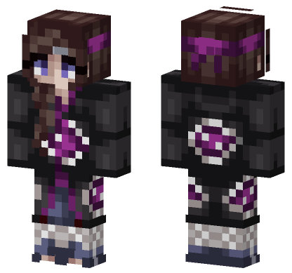 Anime Girl 13 Minecraft Bedrock skin