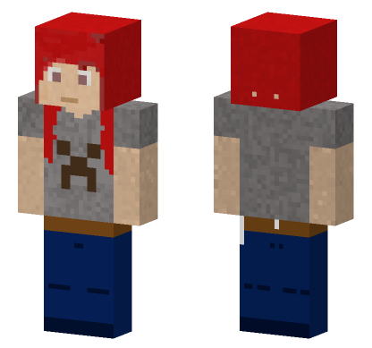 Anna 4913869 Creeper Hoodie Minecraft Bedrock skin