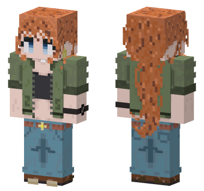 Anna Schneider Minecraft Bedrock skin