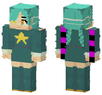 Annie Skullgirls Minecraft Bedrock skin