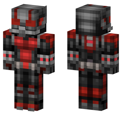 Ant Man Suit Minecraft Bedrock skin