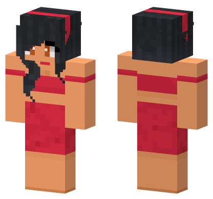 Aphmau Beach Outfit Minecraft Bedrock skin