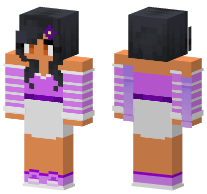 Aphmau Casual Outfit Minecraft Bedrock skin