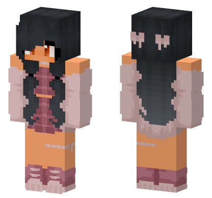 Aphmau Cozy Outfit Minecraft Bedrock skin