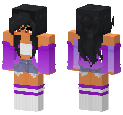 Aphmau Final Remake Minecraft Bedrock skin