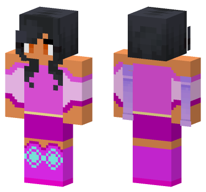 Aphmau Genie Skin Minecraft Bedrock skin