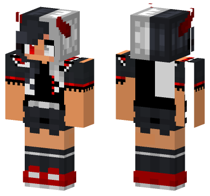Aphmau Hybrid Mine Minecraft Bedrock skin