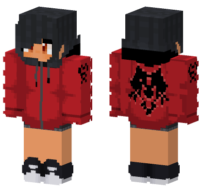 Aphmau Lycan HD Minecraft Bedrock skin