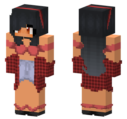 Aphmau On Vacation Minecraft Bedrock skin
