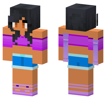 Aphmau Raft Minecraft Bedrock skin