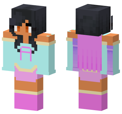 Aphmau Supergirl Minecraft Bedrock skin