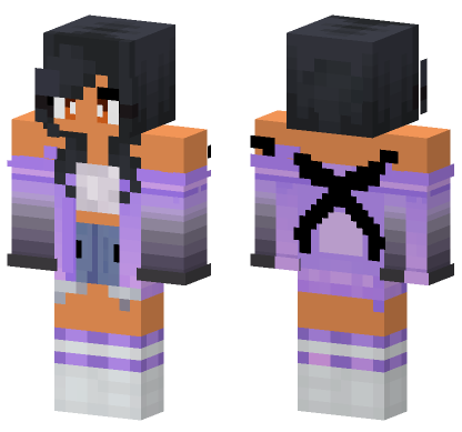 Aphmau Visitor Minecraft Bedrock skin