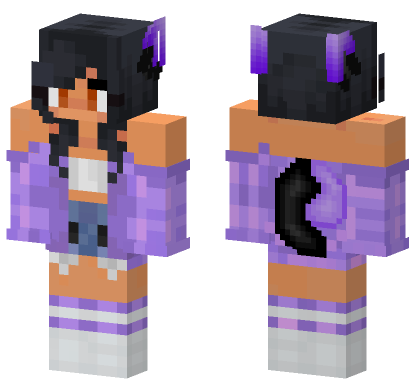 Aphmau Werewolf Skin Minecraft Bedrock skin