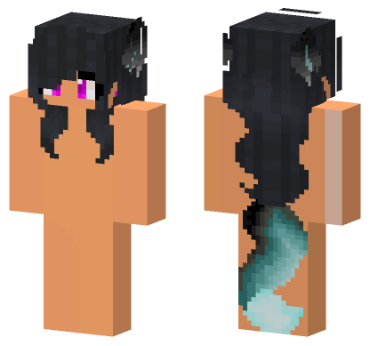 Aphmau Wolf Base Minecraft Bedrock skin