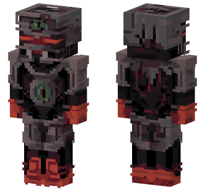 Apocalypse Enderman HD Minecraft Bedrock skin