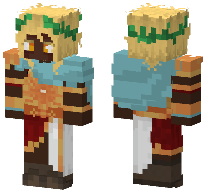 Apollo Hades Game Minecraft Bedrock skin