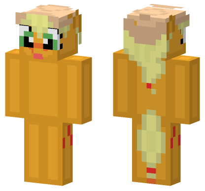 Applejack Minecraft Bedrock skin