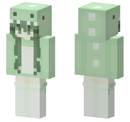 Aqua Aesthetic Outfit Minecraft Bedrock skin