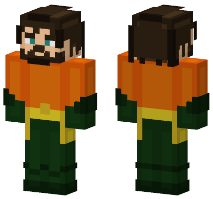 Aquaman Skin Minecraft Bedrock skin