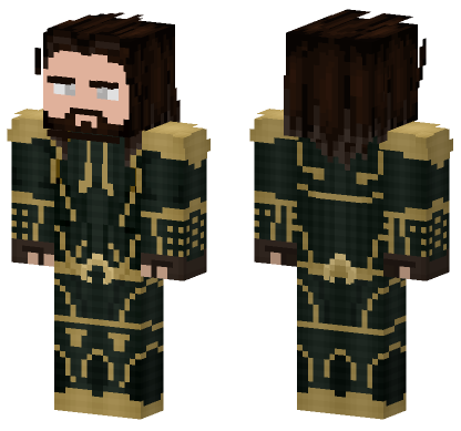 Aquaman Snyder Cut Minecraft Bedrock skin