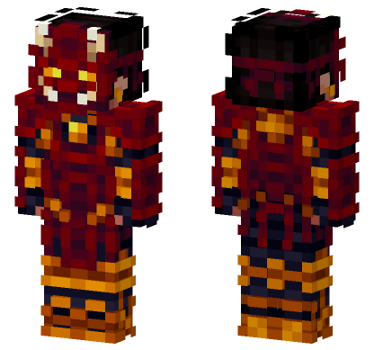 Arcn Demon Skin Minecraft Bedrock skin