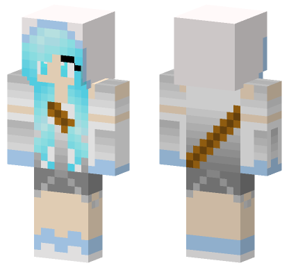 Arctic Girl Skin Minecraft Bedrock skin