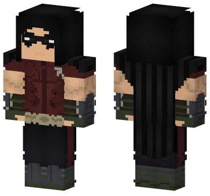 Arkham City Robin Minecraft Bedrock skin