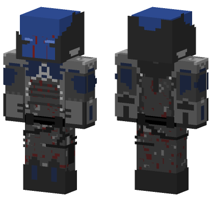 Arkham Knight Skin Minecraft Bedrock skin