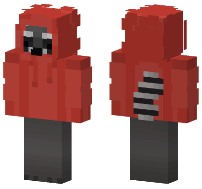 Arlo Red Outfit Minecraft Bedrock skin