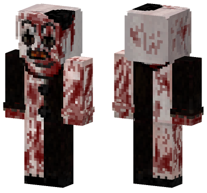 Art The Clown Skin Minecraft Bedrock skin