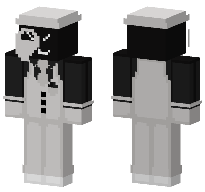 Artless Black Suit Minecraft Bedrock skin