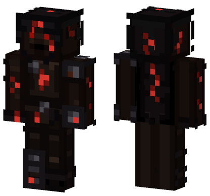 Ashen Wraith Minecraft Bedrock skin