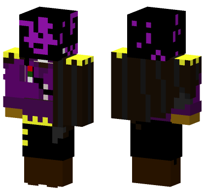 Ashswagg Mafia Skin Minecraft Bedrock skin