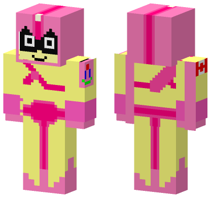 Assassin's Creed Fluttershy Outfit Minecraft Bedrock skin