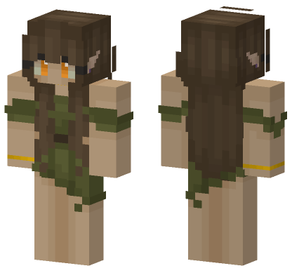 Aubrie Skin Minecraft Bedrock skin