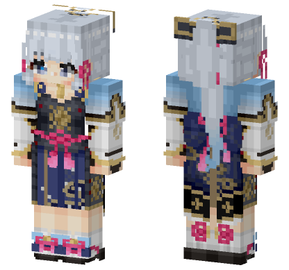 Ayaka 6545606 Minecraft Bedrock skin