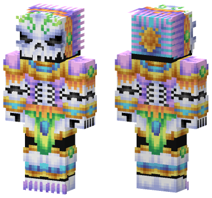 Aztec Blood Day Of Dead Minecraft Bedrock skin