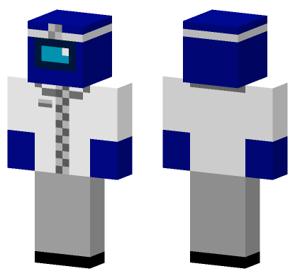 Azul Sexy Minecraft Bedrock skin