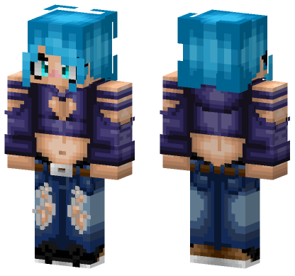 Azura Demitri Minecraft Bedrock skin