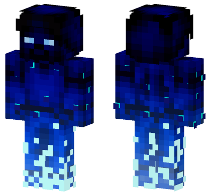 Azure Steve Minecraft Bedrock skin