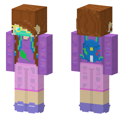 Back To School Minecraft Bedrock skin
