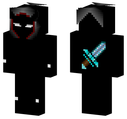Bad Boy Halo With Sword Minecraft Bedrock skin