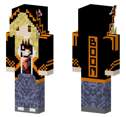 Bakugo Hoodie Minecraft Bedrock skin