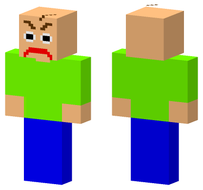Baldi Basic Minecraft Bedrock skin