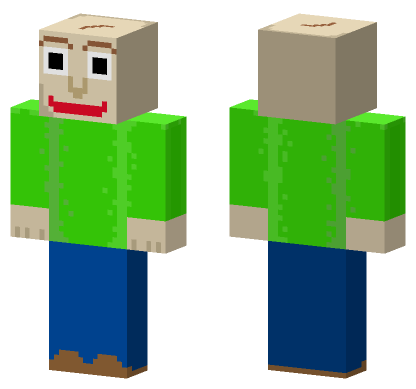 Baldimores Basic School Skin Minecraft Bedrock skin