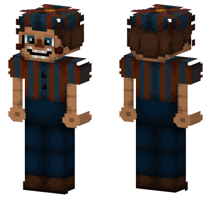 Balloon Boy 1989 Freddy Fazbear Minecraft Bedrock skin