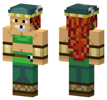Barbara Updated Minecraft Bedrock skin