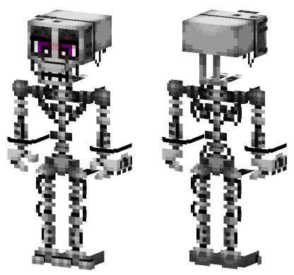 Bare Endo 01 Minecraft Bedrock skin